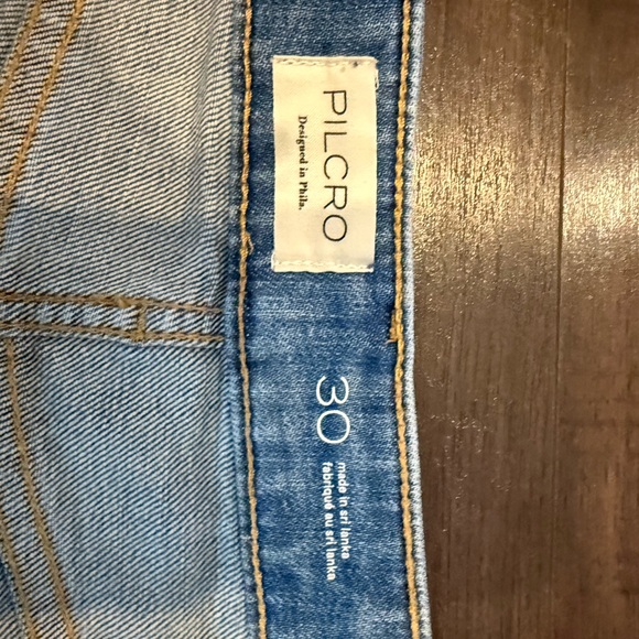 Pilcro Light Blue Flare Jeans - Picture 4 of 4